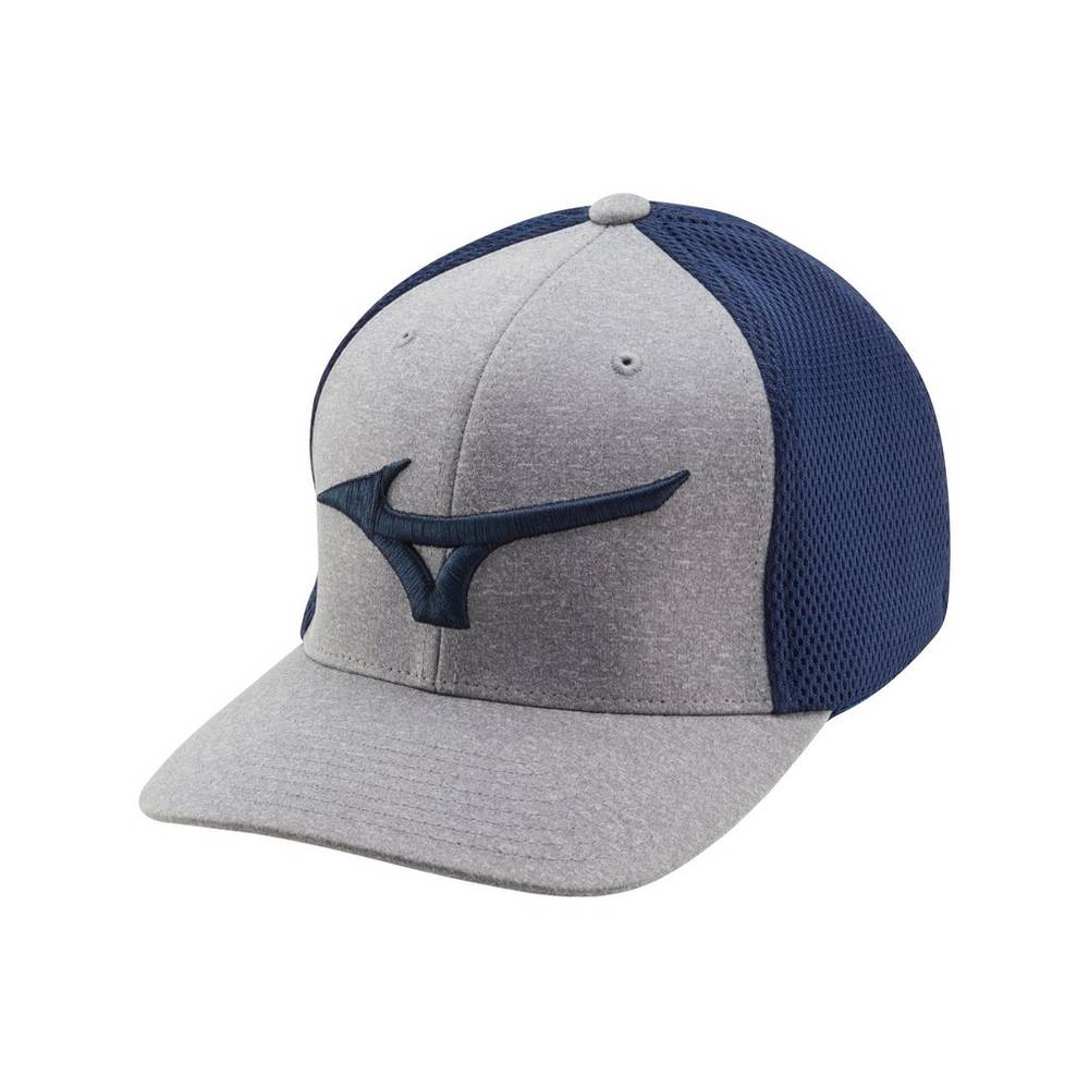 Panske Čiapky Mizuno Fitted Meshback Golf Námornícka Modrá Vypredaj DKTZ79158